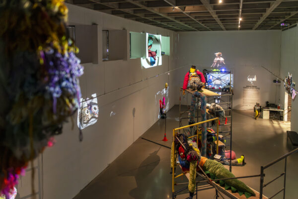 Hannah Epstein: Plato’s Goon Cave. Installation detail, MSVU Art Gallery, 2026
Photo: Wiebke Schroeder