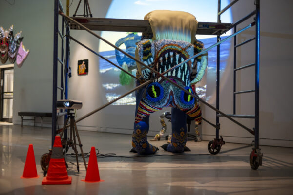 Hannah Epstein: Plato’s Goon Cave. Installation detail, MSVU Art Gallery, 2026
Photo: Wiebke Schroeder