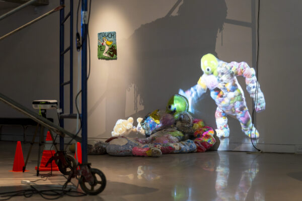 Hannah Epstein: Plato’s Goon Cave. Installation detail, MSVU Art Gallery, 2026
Photo: Wiebke Schroeder